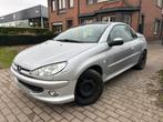 Peugeot 206cc/10:2006/1.6Benzine/Start/Rijd/trekhaak/650€, Auto's, Stof, Zwart, Cabriolet, Bedrijf