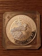 2 oz zilveren kookaburra 1992 australie in originele capsule, Postzegels en Munten, Munten | Oceanië, Verzenden, Losse munt, Zilver