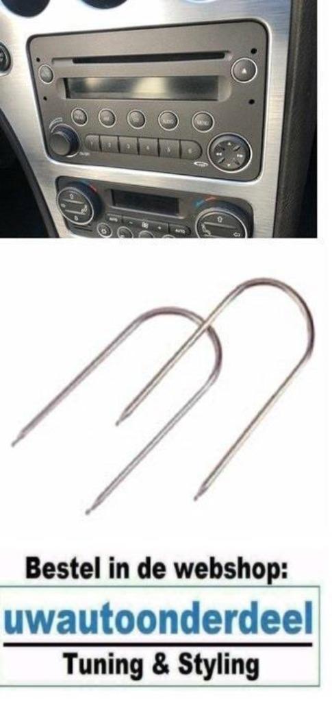 Radio Cd Demontage Sleutel Tool Beugel Aux Alfa Romeo 159, Auto diversen, Tuning en Styling, Verzenden