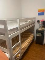 Houten stapelbed met matrassen, Ophalen, Gebruikt, Stapelbed