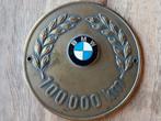 Bmw messing badge embleem 100000km, Verzamelen, Ophalen of Verzenden