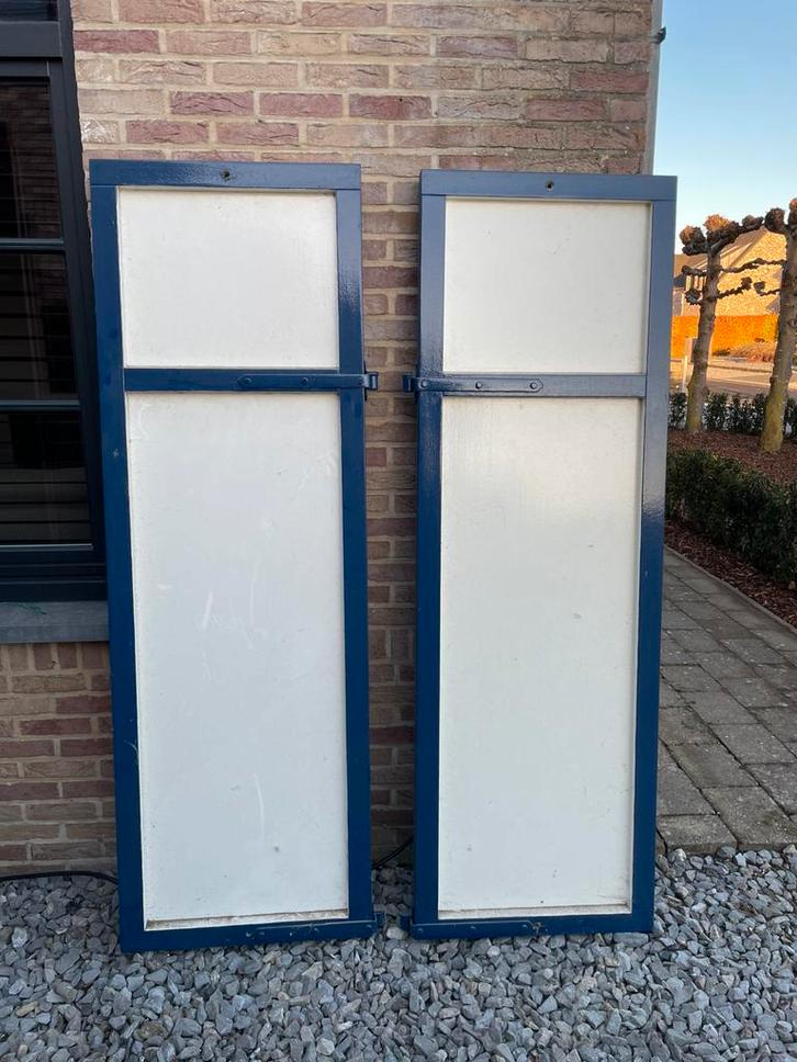 Raamluiken / Sierluiken (6), Doe-het-zelf en Bouw, Raamkozijnen en Schuifdeuren, Gebruikt, Hout, 150 tot 225 cm, Minder dan 75 cm