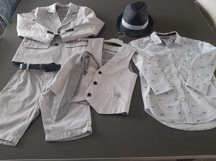 Communiekleding jongen volledige set maat 128, Kinderen en Baby's, Kinderkleding | Maat 128, Zo goed als nieuw, Jongen, Setje