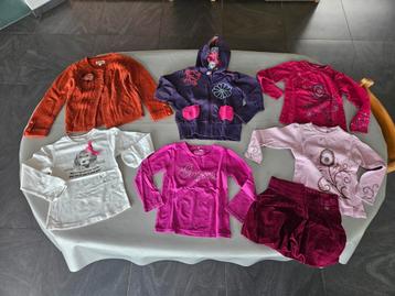 Lot de 7 vêtements de marque fille automne hiver 6 ans