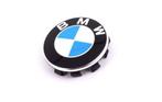 BMW naaf velg embleem logo zwart blauw wit chrome 56 mm 3613, -, -, Nieuw, Ophalen of Verzenden