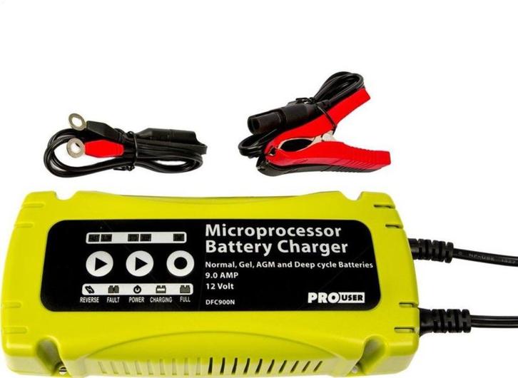 200x Pro-User DFC900N intelligente acculader 12v - 9 Amp., Auto diversen, Auto-accessoires, Nieuw, Verzenden