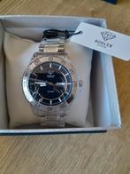 ️ Holder Arbon Silver-Bleu Dial horloge NIEUW, Bijoux, Sacs & Beauté, Montres | Hommes, Autres marques, Enlèvement, Argent, Acier