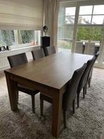 Eettafel, Huis en Inrichting, Ophalen, 100 tot 150 cm, Eikenhout, 200 cm of meer