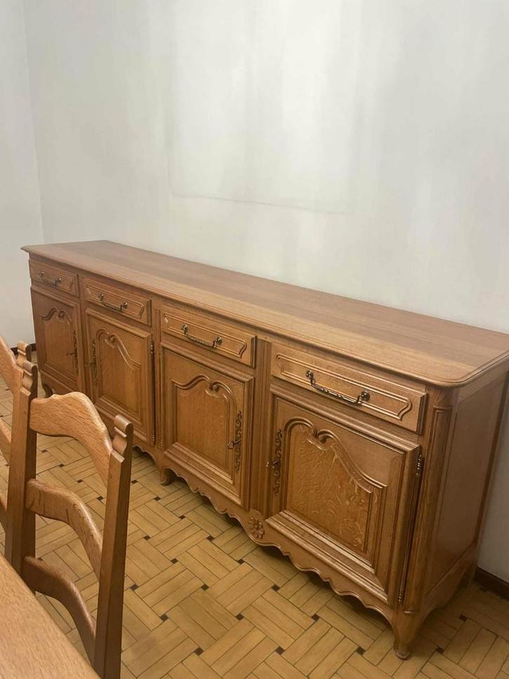 Ensemble buffet + vaisselier, Maison & Meubles, Armoires | Buffets, Chêne, Enlèvement