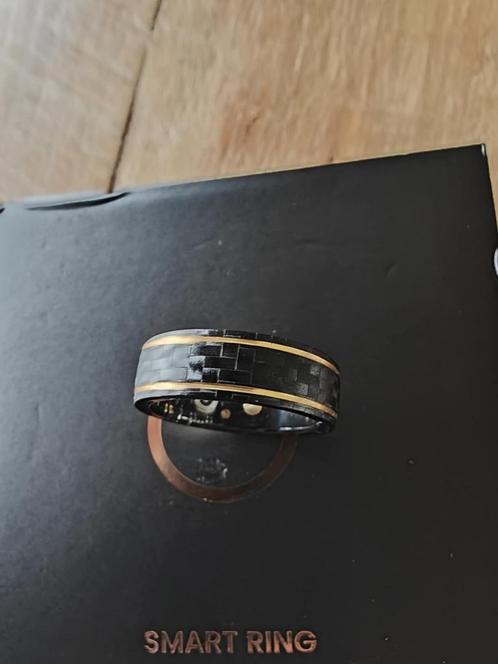 smart ring, Handtassen en Accessoires, Activity trackers, Nieuw, Android, Zwart, Waterdicht, Ophalen of Verzenden
