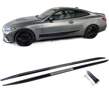 Side Skirts Hoogglans Zwart Voor BMW 4 Serie G22 G23 M Pack beschikbaar voor biedingen