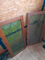 Kastdeuren glas-in-lood, Antiek en Kunst, Antiek | Meubels | Kasten, Ophalen