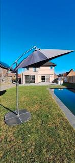 Zweefparasol +zware voet, Tuin en Terras, Ophalen, Kantelbaar, 2 tot 3 meter, Zweefparasol