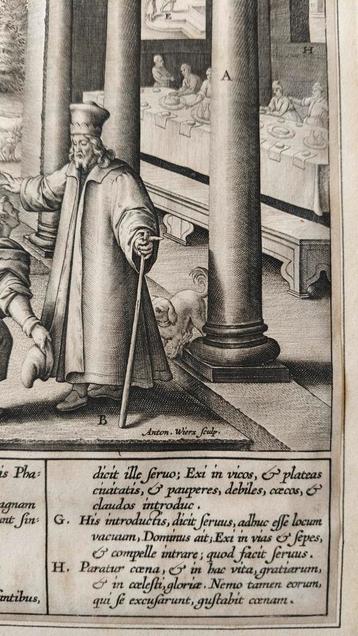 Gravure ancienne d'Anton Wierx., Antiquités & Art, Enlèvement ou Envoi