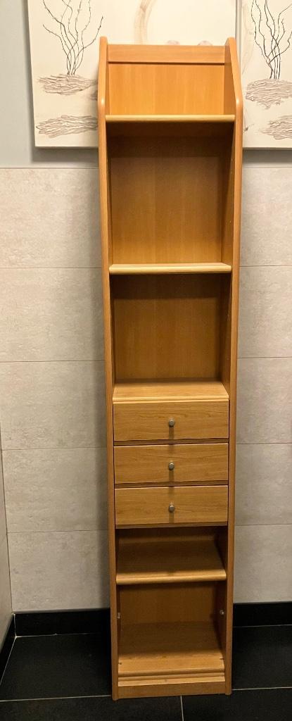 Boekenkast, Huis en Inrichting, Kasten | Boekenkasten, Gebruikt, Met lade(s), Met plank(en), Ophalen