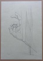 FELIX DE BOECK / HAND / ZW-W LITHO / 45x32cm, Antiek en Kunst, Ophalen of Verzenden