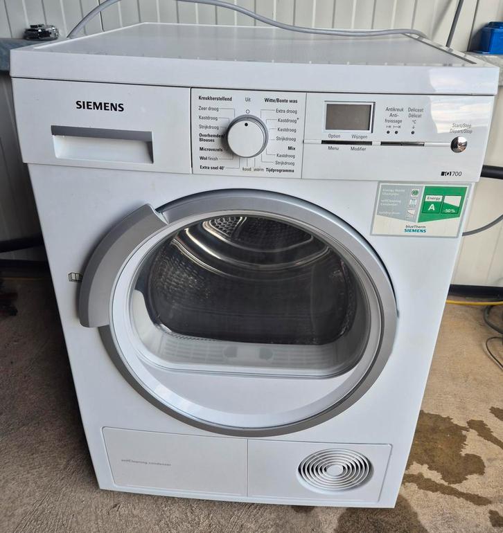 Siemens IQ700 condensatie droogkast..., Electroménager, Sèche-linge, Utilisé, À condensation, Chargeur frontal, 6 à 8 kg, Moins de 85 cm