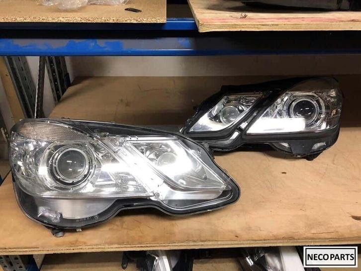E klasse w212 xenon bi xenon koplamp origineel, Auto-onderdelen, Verlichting, Mercedes-Benz, Gebruikt, Ophalen of Verzenden