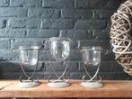 3 teelichthouders 🕯🕯🕯, Huis en Inrichting, Woonaccessoires | Kandelaars en Kaarsen, Ophalen of Verzenden, Gebruikt