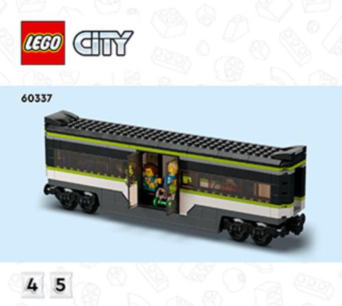 Lego trein 60337: twee passagierswagons + perron (Nieuw!!!), Enfants & Bébés, Jouets | Duplo & Lego, Neuf, Lego, Ensemble complet