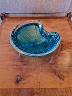 Murano ocean Bleu bubble art glas Italiaans, Antiek en Kunst, Ophalen of Verzenden