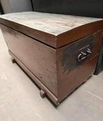 Grote koffer dekenkoffer kist box salontafel hout krat, Ophalen of Verzenden, Gebruikt