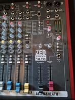 Allen & Heath ZED60-14FX analoog mengpaneel + koffer, Muziek en Instrumenten, Nieuw, 5 tot 10 kanalen, Ophalen