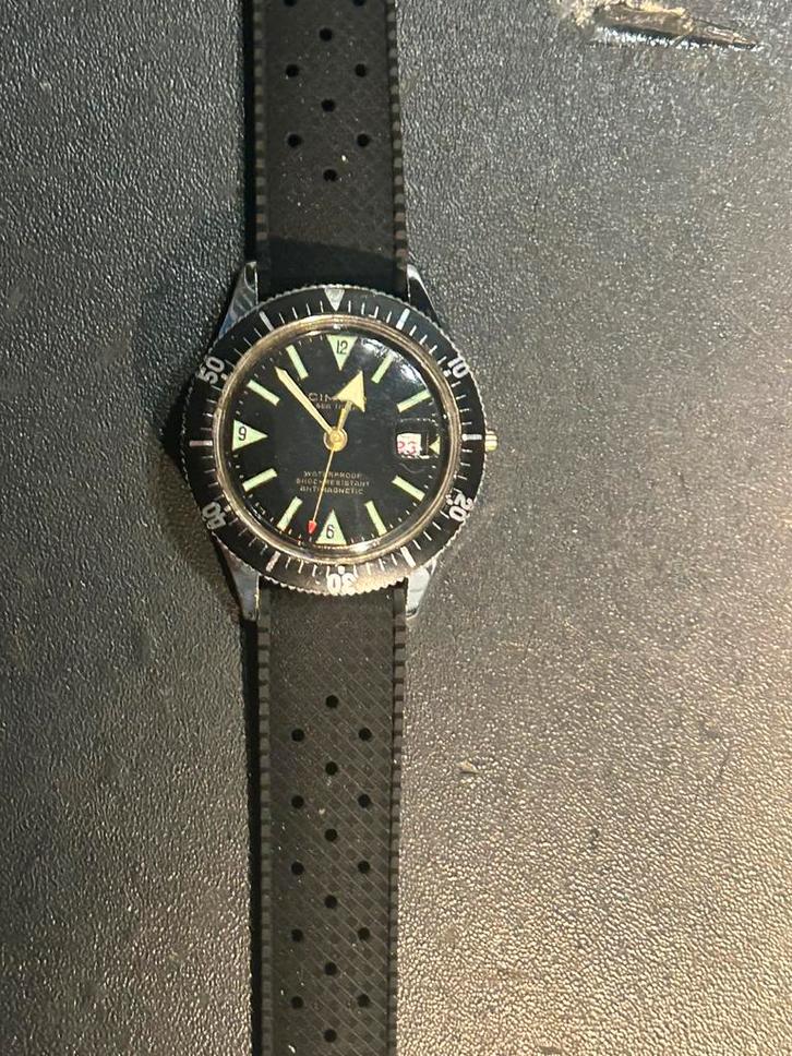 Rare cimier montre de plongée scuba, Handtassen en Accessoires, Horloges | Heren, Zo goed als nieuw, Rolex, Ophalen of Verzenden