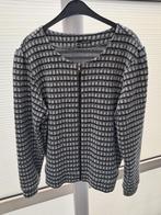 Dames Jasje kort zwart/wit ruit mt 46 (NL+31), Ophalen, Overige kleuren, Maat 46/48 (XL) of groter, Zo goed als nieuw
