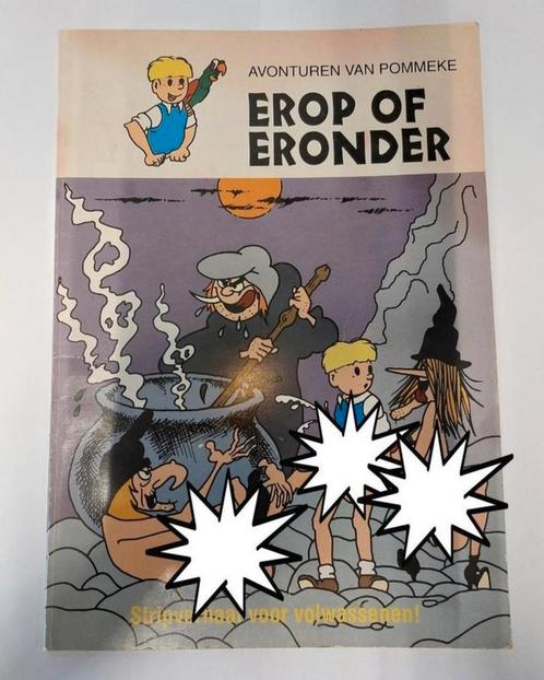 UITERST ZELDZAAM Stripverhaal POMMEKE - EROP OF ERONDER, Boeken, Stripverhalen, Zo goed als nieuw, Ophalen