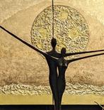 abstracte schilderkunst modern VERSTEGEN + bronzen beelden, Ophalen