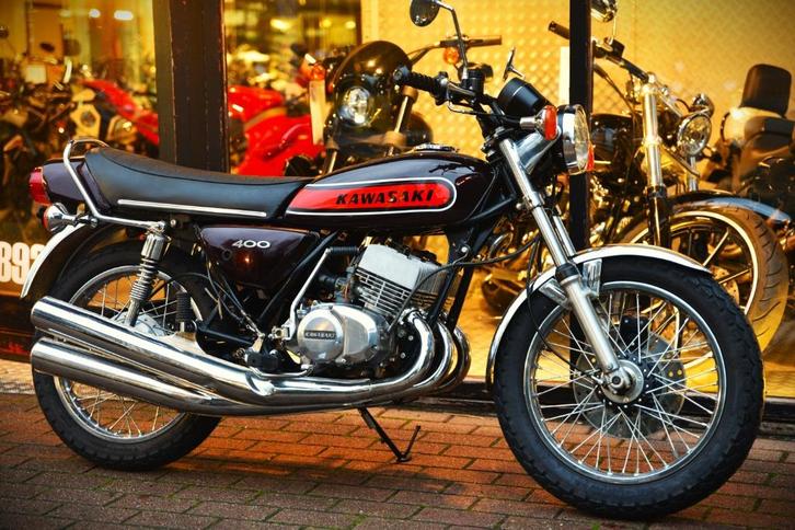 KAWASAKI KH400 ***MOTOVERTE.BE***, Motoren, Motoren | Kawasaki, Bedrijf, Overig, Ophalen