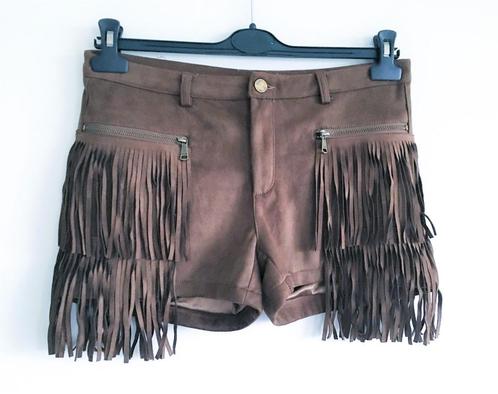 TOXIK3 - prachtige short - korte broek - indian - western st, Kleding | Dames, Broeken en Pantalons, Nieuw, Maat 42/44 (L), Bruin