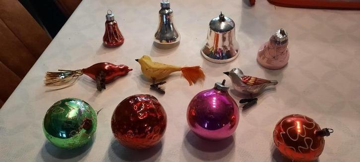 Oude kerstbollen, Diversen, Kerst, Gebruikt, Ophalen of Verzenden
