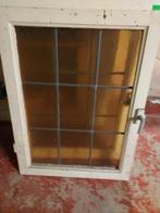 Lot de châssis de fenêtre en bois avec vitraux, Bricolage & Construction, Vitres, Châssis & Fenêtres, Vitrail, Fenêtre de façade ou Vitre