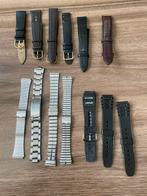 Mooie horloge bandjes van leder en staal  20€ voor alles !, Handtassen en Accessoires, Armbanden, Staal, Ophalen of Verzenden