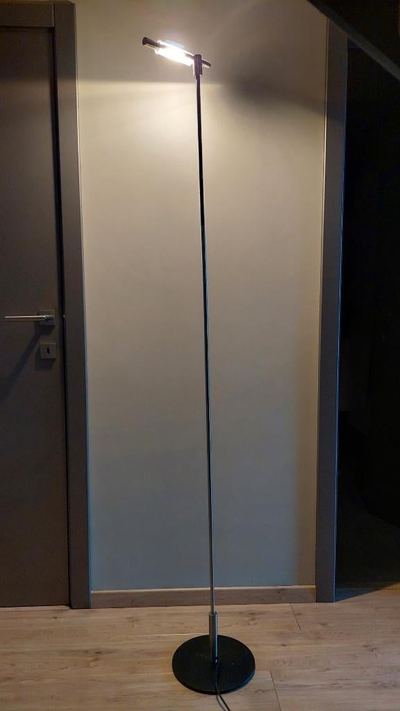 lampe de sol design Cini&Nils Gradi Terra avec variateur, Maison & Meubles, Lampes | Lampadaires, Comme neuf, 150 à 200 cm, Verre