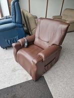 BRUINE BUFFELLEDEREN ELEKTRISCHE RELAX MET UITSTAPFUNCTIE, Enlèvement, Utilisé, Cuir