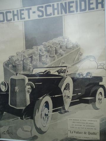 AFFICHE VOOR VERZAMELAARS „ROCHET SCHNEIDER” beschikbaar voor biedingen