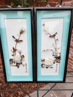 Art vintage chinois avec plumes, Enlèvement ou Envoi