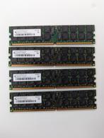 QIMONDA ECC Server memory, RAM 4x2GB, Informatique & Logiciels, Mémoire RAM, Serveur, 2 GB, Utilisé, Enlèvement ou Envoi