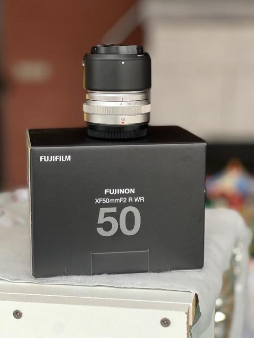 Fujifilm Fujinon XF 50mm f/2.0 R WR Zilver! 1 JAAR GARANTIE, Audio, Tv en Foto, Foto | Lenzen en Objectieven, Zo goed als nieuw