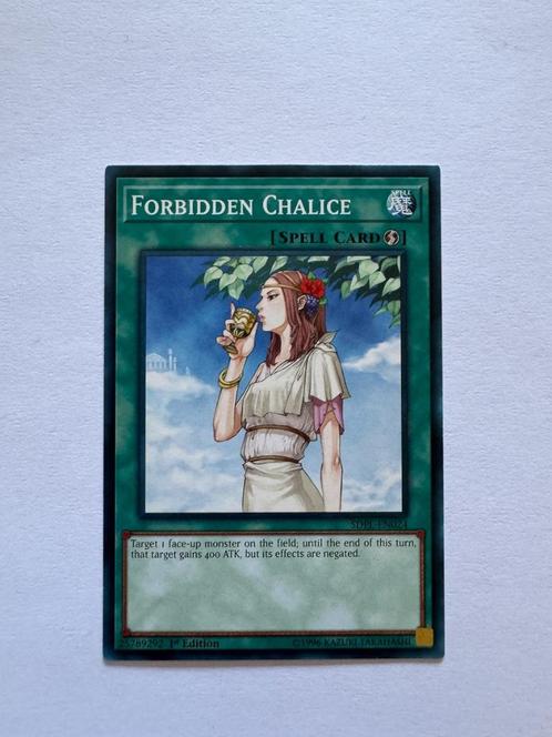 Yu-Gi-Oh! Forbidden Chalice - SDPL-EN024 - Structure Deck:, Hobby en Vrije tijd, Verzamelkaartspellen | Yu-gi-Oh!, Zo goed als nieuw