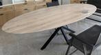 Ovalen eettafel 260x120cm, Huis en Inrichting, Tafels | Eettafels, Ophalen of Verzenden, Zo goed als nieuw