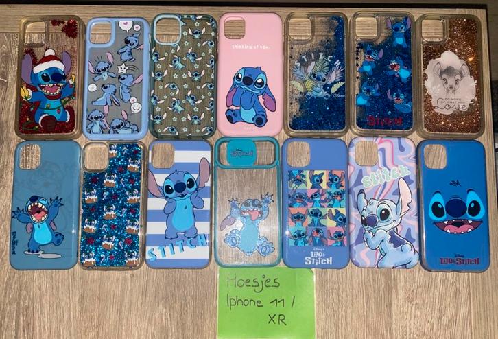 Lilo & Stitch - 14 étuis, Télécoms, Téléphonie mobile | Housses, Coques & Façades | Apple iPhone, Utilisé, Housse ou Sac, iPhone XR