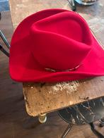 Chapeau rouge country stars and strikes taille S, Kleding | Dames, Hoeden en Petten, Ophalen, Nieuw, 55 cm (S, 6⅞ inch) of minder