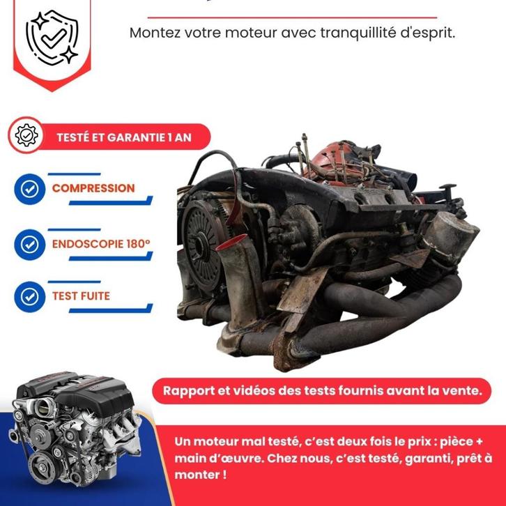 Zeldzame complete motor Porsche 911 930 3.3 turbo 300pk, Auto-onderdelen, Motor en Toebehoren, Porsche, Nieuw, Ophalen of Verzenden