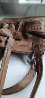 Ruime lederen handtas., Ophalen, Zo goed als nieuw