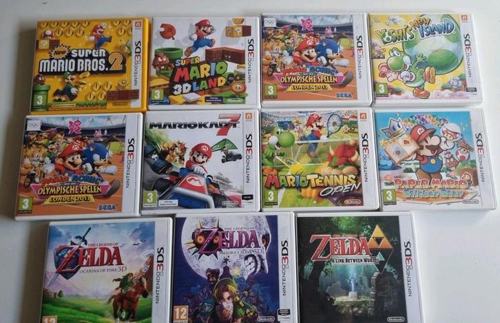Nintendo 3ds 2ds ds mario en zelda spelletjes, Games en Spelcomputers, Games | Nintendo 2DS en 3DS, Zo goed als nieuw, Ophalen of Verzenden