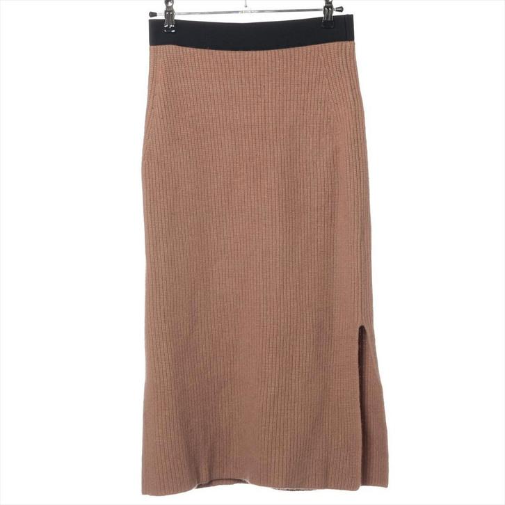 Moncler Wool XS rok, Kleding | Dames, Rokken, Gedragen, Maat 34 (XS) of kleiner, Beige, Onder de knie, Verzenden